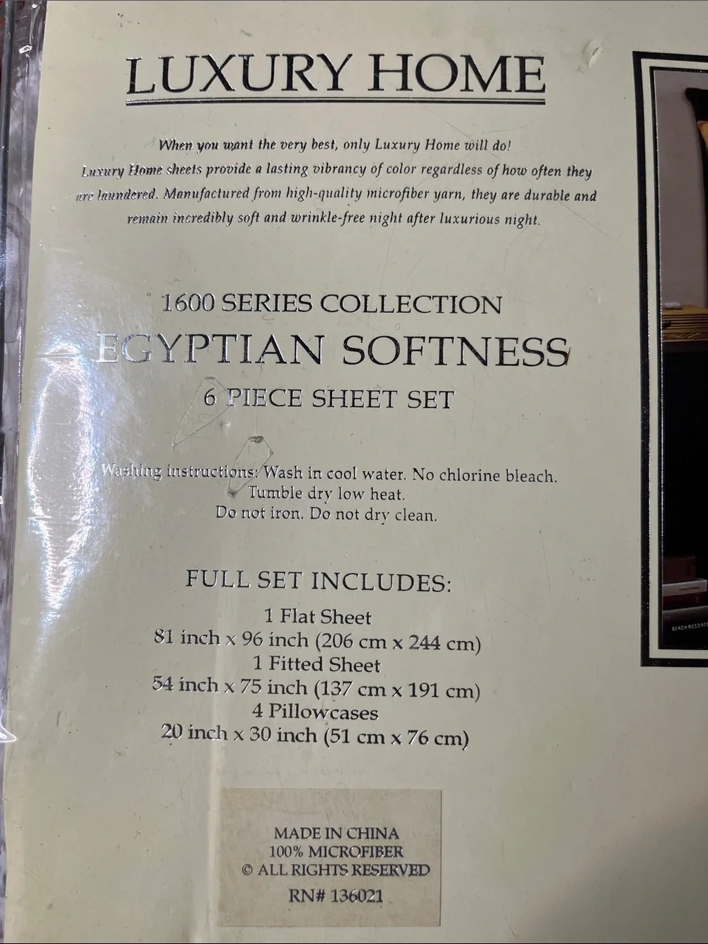 Egyptian Softness Full Size Sheet Set - White